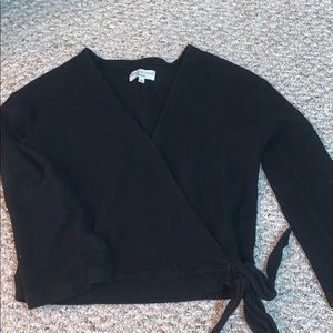 ✨MOVING SAE✨ MADEWELL WRAP CROP SHIRT